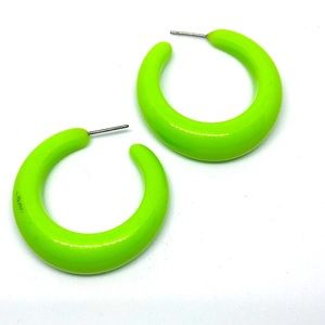 Green Vintage Deadstock earrings less than perfect